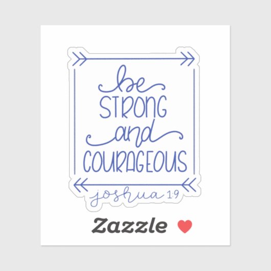 強く、勇敢であれ シール (シート)