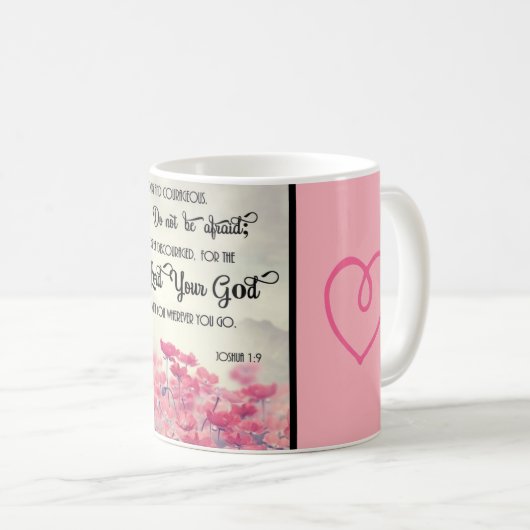 強く、勇気があるマグがあって下さい コーヒーマグカップ (正面右)