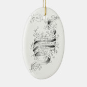 強く、美しく及び勇敢 セラミックオーナメント (右)