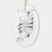 強く、美しく及び勇敢 セラミックオーナメント (左)