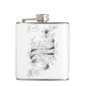 強く、美しく及び勇敢 フラスク (正面)