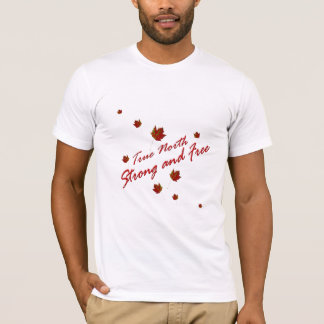 強く、自由な真北 Tシャツ