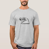 強く、誇りを持ったなワシ! Tシャツ (正面)
