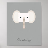 強く、象の子供は中立的なプリントを確認 ポスター (正面)