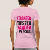 強く、速く、殺し難い – シャツ (裏面)