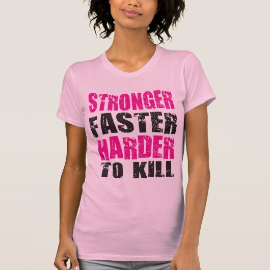 強く、速く、殺し難い – シャツ (正面)