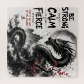 強く、静かに、そして激しく ドラゴン ジグソーパズル (横)