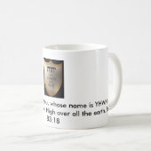 強さおよび私の盾 コーヒーマグカップ (正面右)