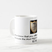 強さおよび私の盾 コーヒーマグカップ (正面左)