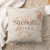 強さが枕を前方に感動的移動 クッション (ブランケット)