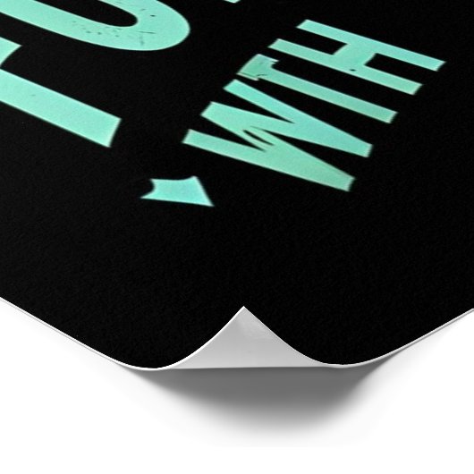 強さとハートで跳躍するドイツの羊飼い ポスター (角)