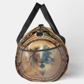 強さとライオンと女性の二重性。 ダッフルバッグ (右)