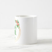 強さと健康についての短い肯定 コーヒーマグカップ (中央)