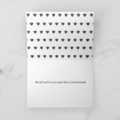 強さと光の心地よい カード (内部)