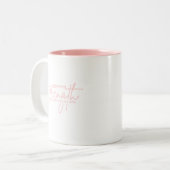 強さと名誉の女性のクリスチャン ツートーンマグカップ (正面左)