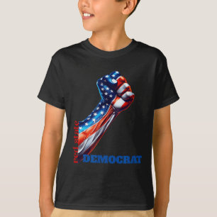 強さと団結レッド州民主党議員アンチトランプ Tシャツ