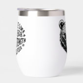 強さと孤独に耐え忍ぶようなものである (右面)