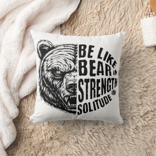 強さと孤独に耐え忍ぶようなものである クッション (ブランケット)