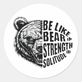 強さと孤独に耐え忍ぶようなものである ラウンドシール