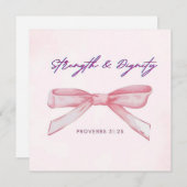 強さと尊厳のカード / コケッティーのポストカード シーズンカード (正面/裏面)