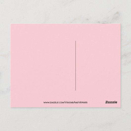 強さと尊厳の母親の日感動的 ポストカード (裏面)