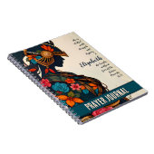 強さと尊厳 – 戦士の女カスタムの日記 ノートブック (右側)