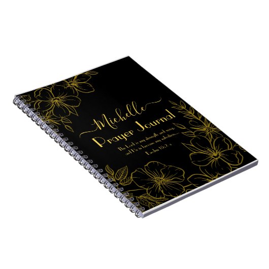 強さと歌の祈りの言葉ジャーナル ノートブック (右側)