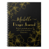 強さと歌の祈りの言葉ジャーナル ノートブック (正面)