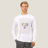 強さと歩幅。 トライブレンドTシャツ (正面全体)