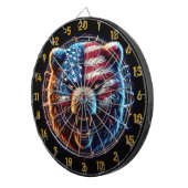 強さと熊の自由の象徴 ダーツボード (正面右)