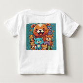 強さと知恵の象徴 ベビーTシャツ (裏面)