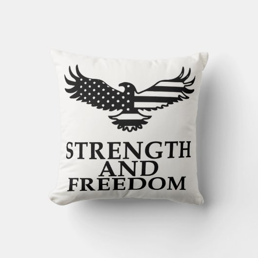 強さと自由 クッション (正面)