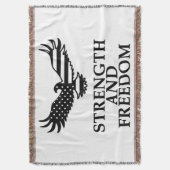 強さと自由 スローブランケット (正面縦)