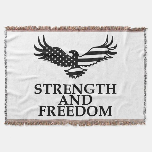 強さと自由 スローブランケット (正面)