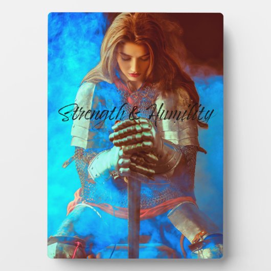 強さと謙虚さのプラーク徴候 フォトプラーク (正面)