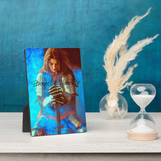 強さと謙虚さのプラーク徴候 フォトプラーク (側面)