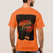 強さと運の象徴 Tシャツ (裏面)