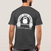 強さにより高い目的があります Tシャツ (裏面)