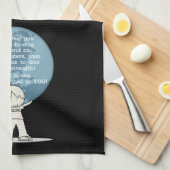 強さに感謝 キッチンタオル (四つ折り)