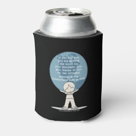 強さに感謝 缶クーラー (缶裏面)