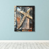 強さのクロス キャンバスプリント (インサイチュ (ウッドフロア))