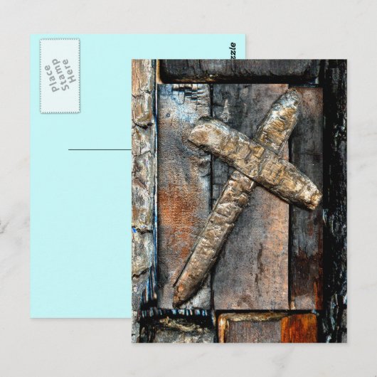 強さのクロス ポストカード (正面/裏面)