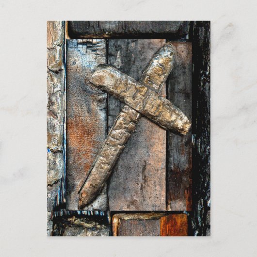 強さのクロス ポストカード (正面)