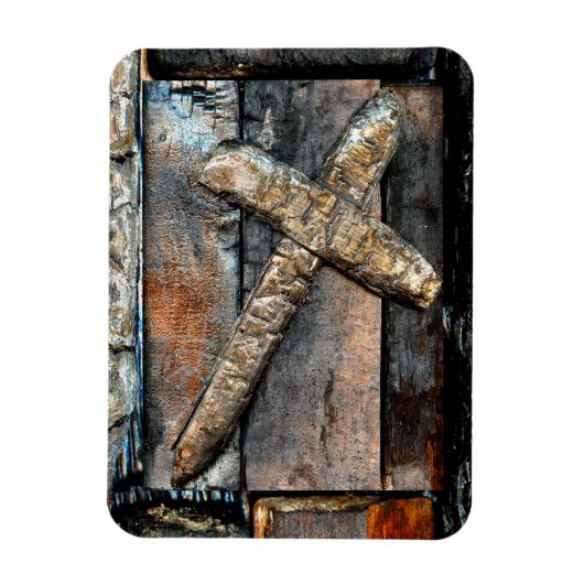 強さのクロス マグネット (縦)