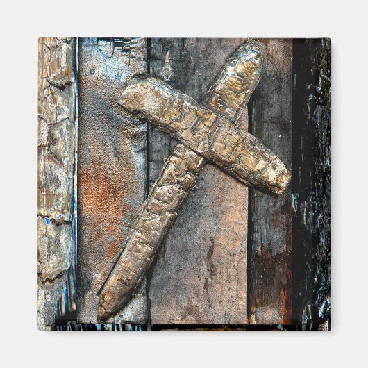 強さのクロス マグネット (正面)