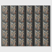 強さのクロス ラッピングペーパー (フラット)