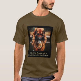 強さのリアリスティック・リッジバック・ライオンTシャツ Tシャツ
