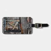 強さの交差と人生の道 ラゲッジタグ (正面横)