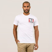 強さの勇気の希望の皮膚癌 Tシャツ (正面フル)