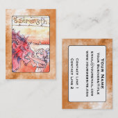 強さの占いカード 名刺 (正面/裏面)